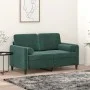 2-Sitzer-Sofa mit dunkelgrünen Samtkissen 120 cm von , Sofas - Ref: Foro24-3200873, Preis: 262,11 €, Rabatt: %