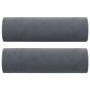3-Sitzer-Sofa mit dunkelgrauen Samtkissen 180 cm von , Sofas - Ref: Foro24-3200892, Preis: 280,94 €, Rabatt: %