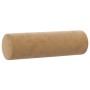 Sofá de 2 plazas con cojines terciopelo marrón 120 cm de , Sofás - Ref: Foro24-3200878, Precio: 229,03 €