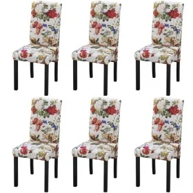 Dining chairs 6 units multicolored fabric by , dining chairs - Ref: Foro24-272505, Price: 464,11 €, Discount: %
