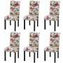 Dining chairs 6 units multicolored fabric by , dining chairs - Ref: Foro24-272505, Price: 502,30 €, Discount: %