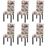 Dining chairs 6 units multicolored fabric by , dining chairs - Ref: Foro24-272505, Price: 464,11 €, Discount: %