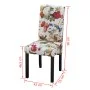 Dining chairs 6 units multicolored fabric by , dining chairs - Ref: Foro24-272505, Price: 464,11 €, Discount: %