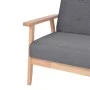 Dunkelgraues 2-teiliges Stoffsofa-Set von , Sofas - Ref: Foro24-274924, Preis: 470,15 €, Rabatt: %