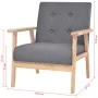 Dunkelgraues 2-teiliges Stoffsofa-Set von , Sofas - Ref: Foro24-274924, Preis: 470,15 €, Rabatt: %