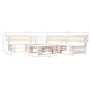 4-teiliges Gartenmöbelset aus weißen Holzpaletten von , Gartensets - Ref: Foro24-277387, Preis: 312,46 €, Rabatt: %