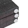 Folding divider screen 228x170 cm black and white feathers by vidaXL, Room dividers - Ref: Foro24-245892, Price: 181,66 €, Di...