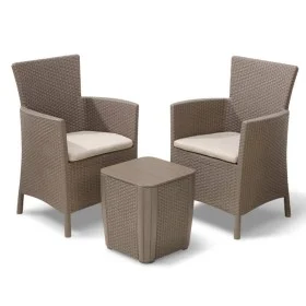 Keter Garden dining set 3 pieces Iowa cappuccino 224383 by , Garden sets - Ref: Foro24-408936, Price: 196,78 €, Discount: %