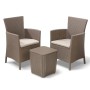 Keter Set de comedor de jardín 3 piezas Iowa capuchino 224383 de , Conjuntos de jardín - Ref: Foro24-408936, Precio: 195,27 €...