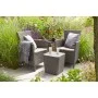Keter Set de comedor de jardín 3 piezas Iowa capuchino 224383 de , Conjuntos de jardín - Ref: Foro24-408936, Precio: 196,78 €...