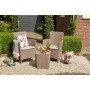 Keter Set de comedor de jardín 3 piezas Iowa capuchino 224383 de , Conjuntos de jardín - Ref: Foro24-408936, Precio: 195,27 €...