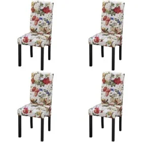Dining chairs 4 units multicolored fabric by , dining chairs - Ref: Foro24-242399, Price: 303,83 €, Discount: %
