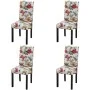 Dining chairs 4 units multicolored fabric by , dining chairs - Ref: Foro24-242399, Price: 303,83 €, Discount: %