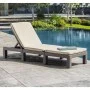 Keter Daytona lounger with cushion in cappuccino color by , Loungers - Ref: Foro24-441308, Price: 170,78 €, Discount: %