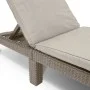 Keter Daytona lounger with cushion in cappuccino color by , Loungers - Ref: Foro24-441308, Price: 170,78 €, Discount: %