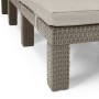 Keter Daytona lounger with cushion in cappuccino color by , Loungers - Ref: Foro24-441308, Price: 172,29 €, Discount: %