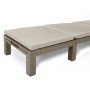 Keter Daytona lounger with cushion in cappuccino color by , Loungers - Ref: Foro24-441308, Price: 172,29 €, Discount: %