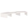 Monitorständer aus massivem weißem Kiefernholz, 60 x 24 x 10,5 cm von , TV-Möbel - Ref: Foro24-813935, Preis: 21,78 €, Rabatt: %