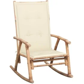 Schaukelstuhl mit Bambuskissen von , Gartenstühle - Ref: Foro24-3063905, Preis: 149,53 €, Rabatt: %