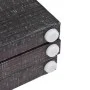 Biombo divisor plegable 120x170 cm plumas blanco y negro de vidaXL, Divisores de ambientes - Ref: Foro24-245889, Precio: 95,3...