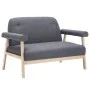 2 seater sofa dark gray fabric by , Sofas - Ref: Foro24-246646, Price: 202,90 €, Discount: %