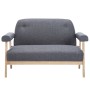 2-Sitzer-Sofa aus dunkelgrauem Stoff von , Sofas - Ref: Foro24-246646, Preis: 208,53 €, Rabatt: %