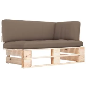 Garden pallet corner sofa impregnated pine wood by , Modular outdoor sofas - Ref: Foro24-3066609, Price: 136,31 €, Discount: %