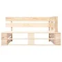 Garden pallet corner sofa impregnated pine wood by , Modular outdoor sofas - Ref: Foro24-3066609, Price: 136,31 €, Discount: %