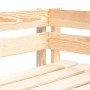 Garden pallet corner sofa impregnated pine wood by , Modular outdoor sofas - Ref: Foro24-3066609, Price: 156,47 €, Discount: %