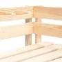 Garden pallet corner sofa impregnated pine wood by , Modular outdoor sofas - Ref: Foro24-3066609, Price: 136,31 €, Discount: %