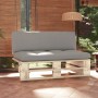 Central sofa made of pallets for impregnated pine wood garden by , Modular outdoor sofas - Ref: Foro24-3066531, Price: 133,60...