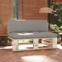 Zentrales Sofa aus Paletten für den Garten aus imprägniertem Kiefernholz von , Modulare Sofas für den Außenbereich - Ref: For...
