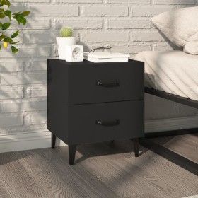 Black nightstand 40x35x47.5 cm by vidaXL, Nightstands - Ref: Foro24-811990, Price: 51,35 €, Discount: %