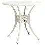 Bistro table and chairs 5 pieces white cast aluminum by , Garden sets - Ref: Foro24-3070609, Price: 647,42 €, Discount: %