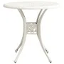 Bistro table and chairs 5 pieces white cast aluminum by , Garden sets - Ref: Foro24-3070609, Price: 647,42 €, Discount: %