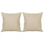 2-seater sofa with cream microfiber fabric cushions 120 cm by , Sofas - Ref: Foro24-3200969, Price: 238,84 €, Discount: %