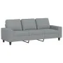 3-seater sofa with light gray fabric stool 180 cm by , Sofas - Ref: Foro24-3201151, Price: 269,56 €, Discount: %