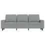 3-seater sofa with light gray fabric stool 180 cm by , Sofas - Ref: Foro24-3201151, Price: 269,56 €, Discount: %