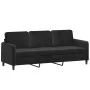 3-Sitzer-Sofa mit schwarzem Samthocker 180 cm von , Sofas - Ref: Foro24-3201179, Preis: 310,61 €, Rabatt: %