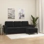 3-Sitzer-Sofa mit schwarzem Samthocker 180 cm von , Sofas - Ref: Foro24-3201220, Preis: 364,27 €, Rabatt: %