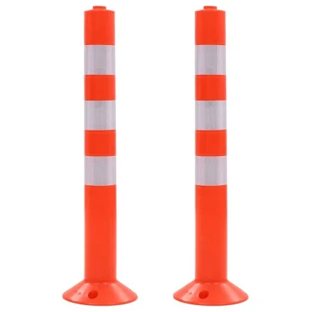 Plastic traffic control bollards 75 cm 2 units by vidaXL, Parking signs and fords - Ref: Foro24-142828, Price: 54,34 €, Disco...