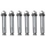 Plastic traffic control bollards 75 cm 2 units by vidaXL, Parking signs and fords - Ref: Foro24-142828, Price: 55,38 €, Disco...
