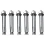 Plastic traffic control bollards 75 cm 2 units by vidaXL, Parking signs and fords - Ref: Foro24-142828, Price: 54,34 €, Disco...