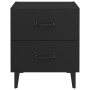 Mesita de noche negra 40x35x47,5 cm de vidaXL, Mesitas de noche - Ref: Foro24-811990, Precio: 52,94 €