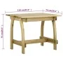 Juego de comedor de jardín 5 piezas madera de pino impregnada de , Conjuntos de jardín - Ref: Foro24-3096604, Precio: 618,69 ...