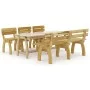 Garten-Essset 5-teilig aus imprägniertem Kiefernholz von , Gartensets - Ref: Foro24-3096606, Preis: 602,34 €, Rabatt: %