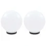 Set LED-Kugellampen 2 kugelförmige Stück 25 cm PMMA von vidaXL, Außenbeleuchtung - Ref: Foro24-50655, Preis: 50,42 €, Rabatt: %