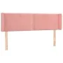 Rosa Samtkopfteil 147x16x78/88 cm von , Kopf- und Fußteile - Ref: Foro24-3118681, Preis: 68,67 €, Rabatt: %