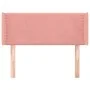 Pink velvet headboard 93x16x78/88 cm by , Headboards and footboards - Ref: Foro24-3118669, Price: 49,46 €, Discount: %