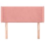Rosa Samtkopfteil 93x16x78/88 cm von , Kopf- und Fußteile - Ref: Foro24-3118669, Preis: 53,88 €, Rabatt: %
